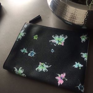 Banana Republic Floral Clutch/Sleeve
